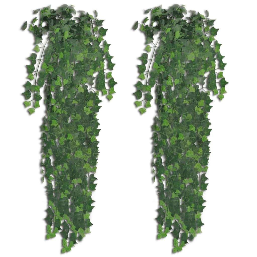 2 Kunstplanten kunstplant klimop 90 cm hedera GRATIS BEZORGD, Binnen, Groen, Verzenden, Kunstplant