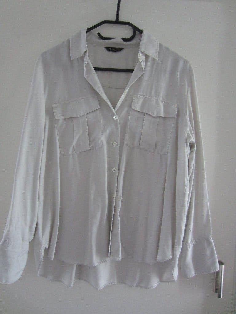 massimo dutti overhemd blouse 42, Verzenden, Nieuw, Maat 42/44 (L), Blauw