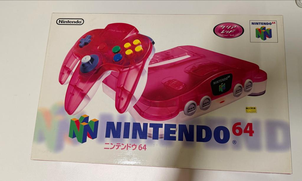 Nintendo 64 Clear Red Console met Super Mario 64, Spelcomputers en Games, Spelcomputers | Nintendo 64, Ophalen of Verzenden, Nieuw