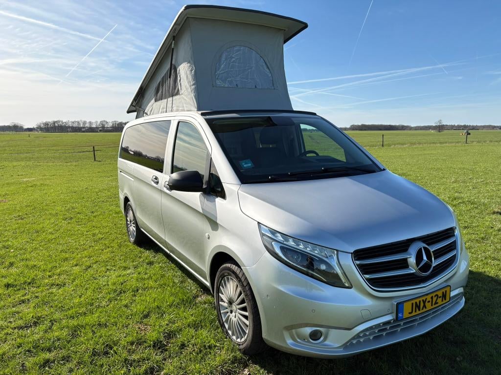 Mercedes Vito Camper 116 - AUTOMAAT, SLAAPDAK, Caravans en Kamperen, Campers, Particulier, tot en met 2, Buscamper of Camperbus