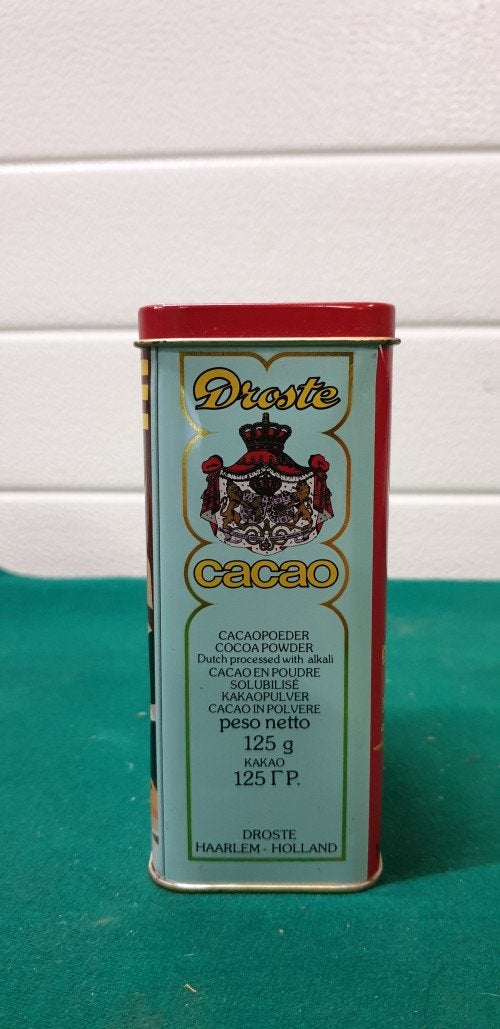 Droste cacao blik, 13.5 hoog, Verzamelen, Ophalen of Verzenden
