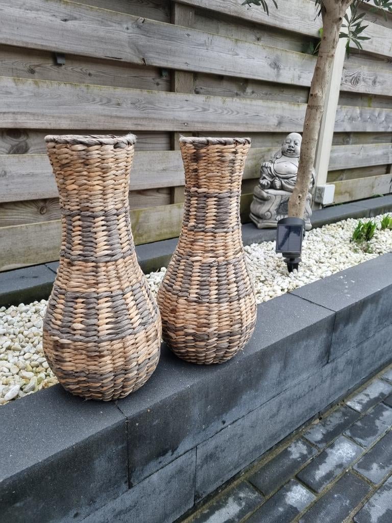 Rieten vazen, Ophalen of Verzenden