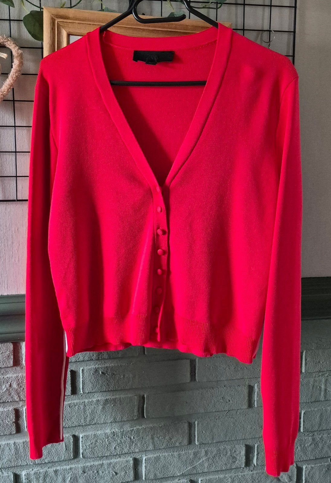 Zara Rood Vest Maat M, Maat 38/40 (M), Zara, Ophalen of Verzenden, Zo goed als nieuw