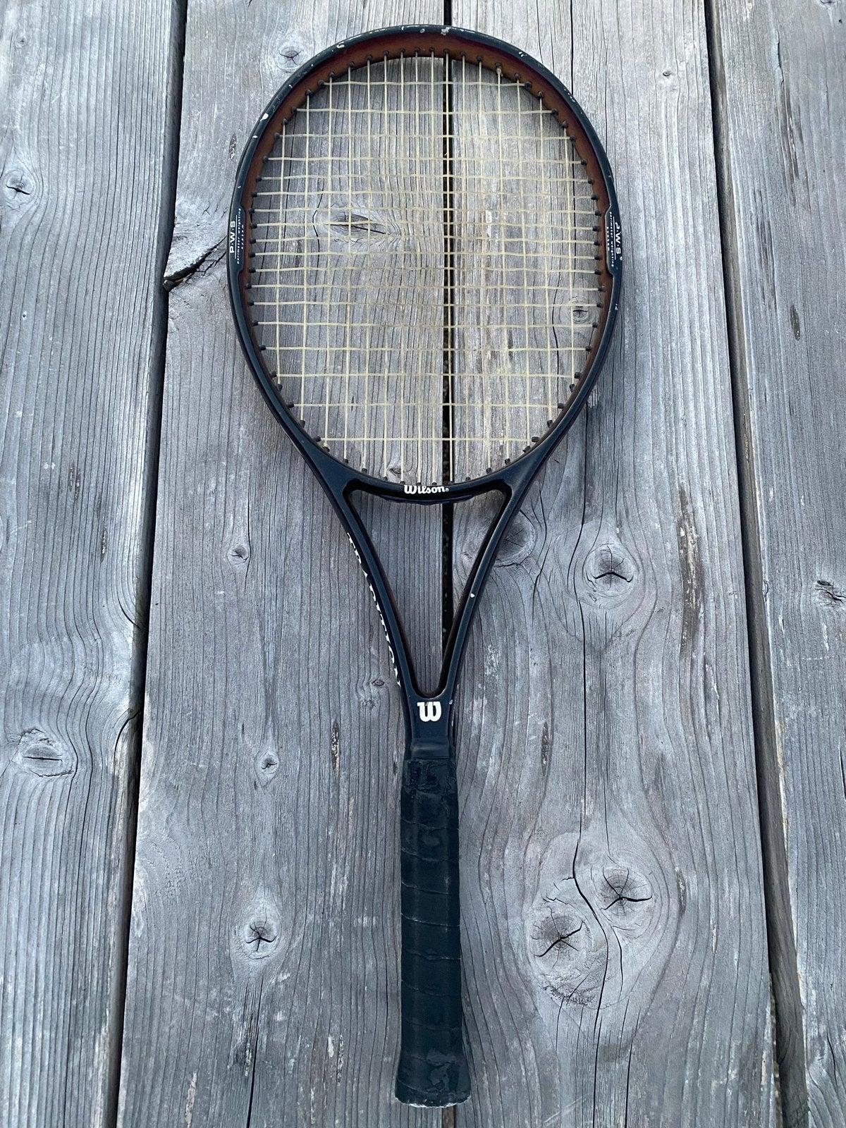 Wilson tennisracket met hoes- Gebruikt, Ophalen of Verzenden, Gebruikt, Racket, Wilson