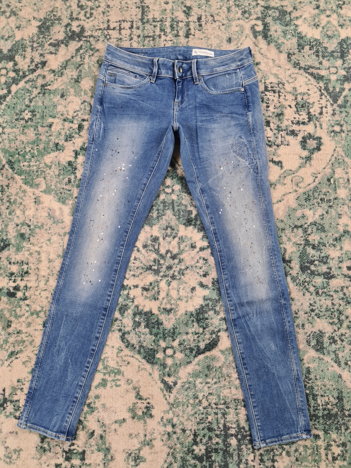G-star raw midge zip low super skinny W27 L32 Tulsi2732, Blauw, Ophalen of Verzenden, W27 (confectie 34) of kleiner, G-STAR RAW