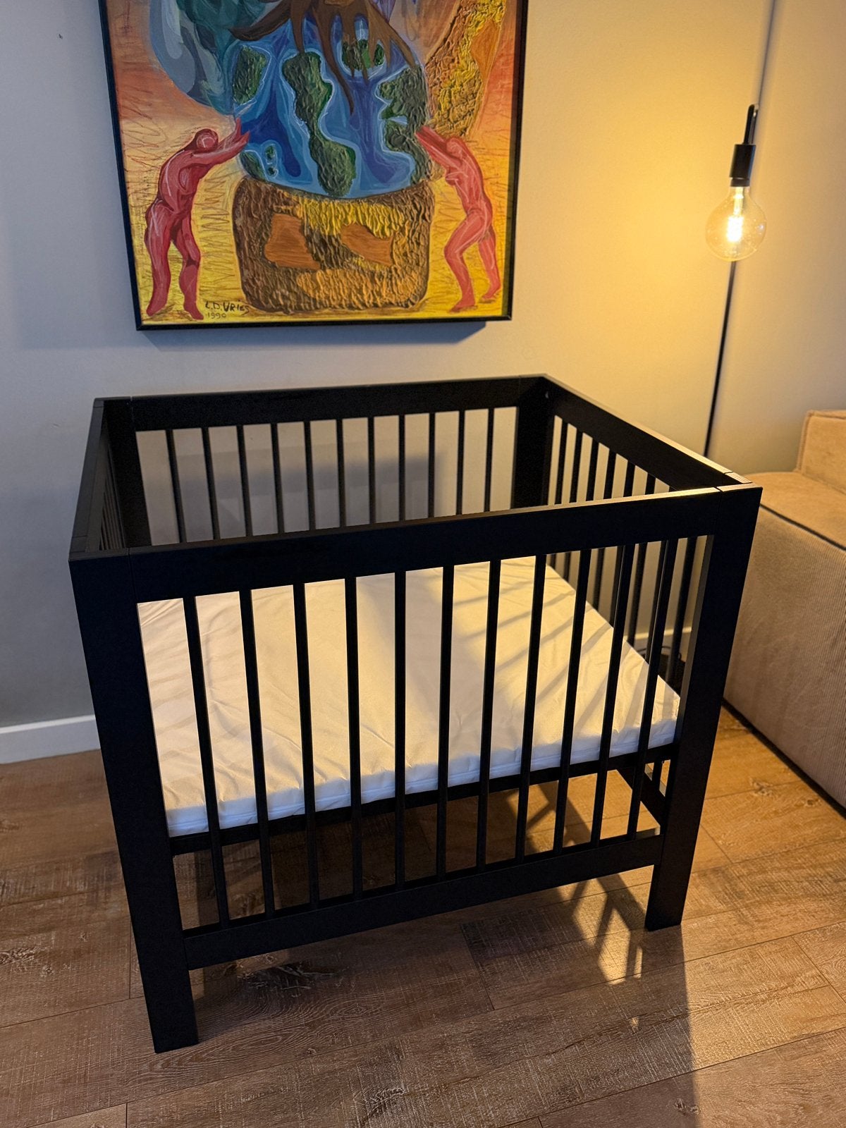 Baby box Luna - zo goed als nieuw!, Ophalen, Zo goed als nieuw
