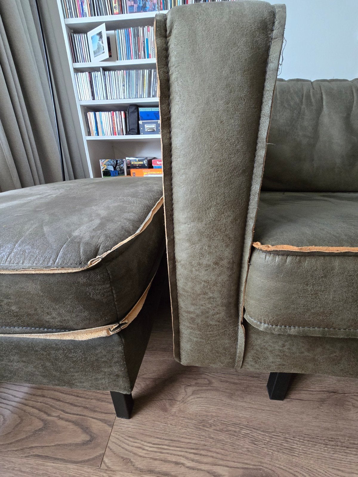 2.5 zits bank Rodeo (Bepure) kleur army/groen, Ophalen, Gebruikt, Modern
