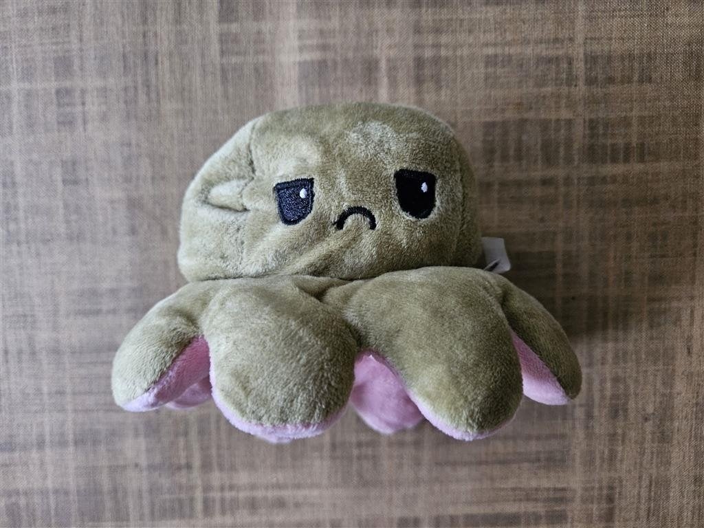 Diverse Octopus mood knuffels [omkeerbaar blij/boos], Kinderen en Baby's, Speelgoed | Knuffels en Pluche, Ophalen of Verzenden