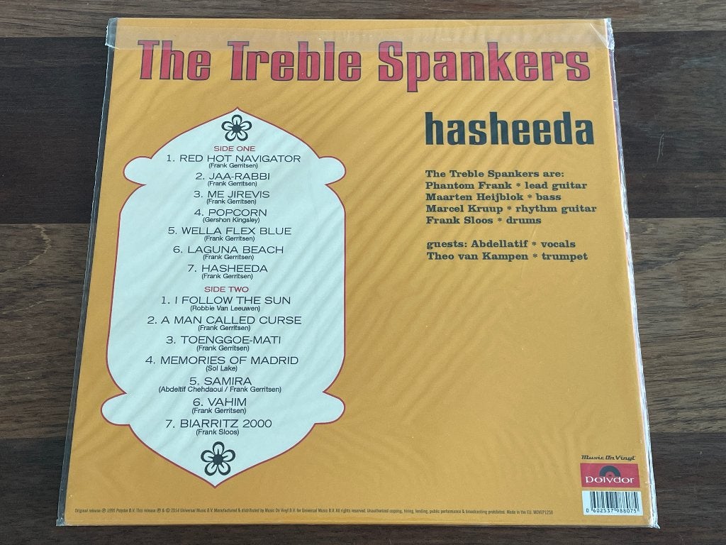 Vinyl LP The Treble Spankers Hasheeda MOV-edition SURF NIEUW, LP, Overige genres, Geseald, Ophalen of Verzenden