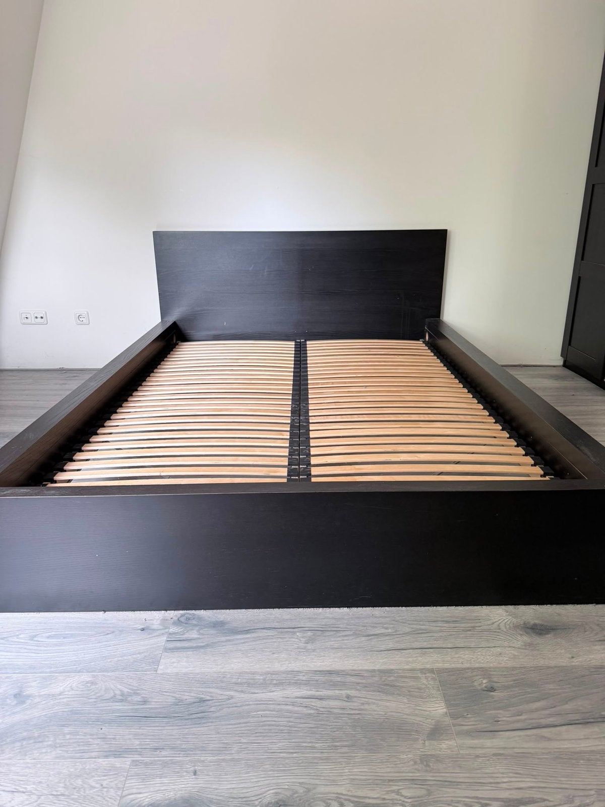 Slaapkamer meubilair ikea, Ophalen, Gebruikt, Zwart, Tweepersoons