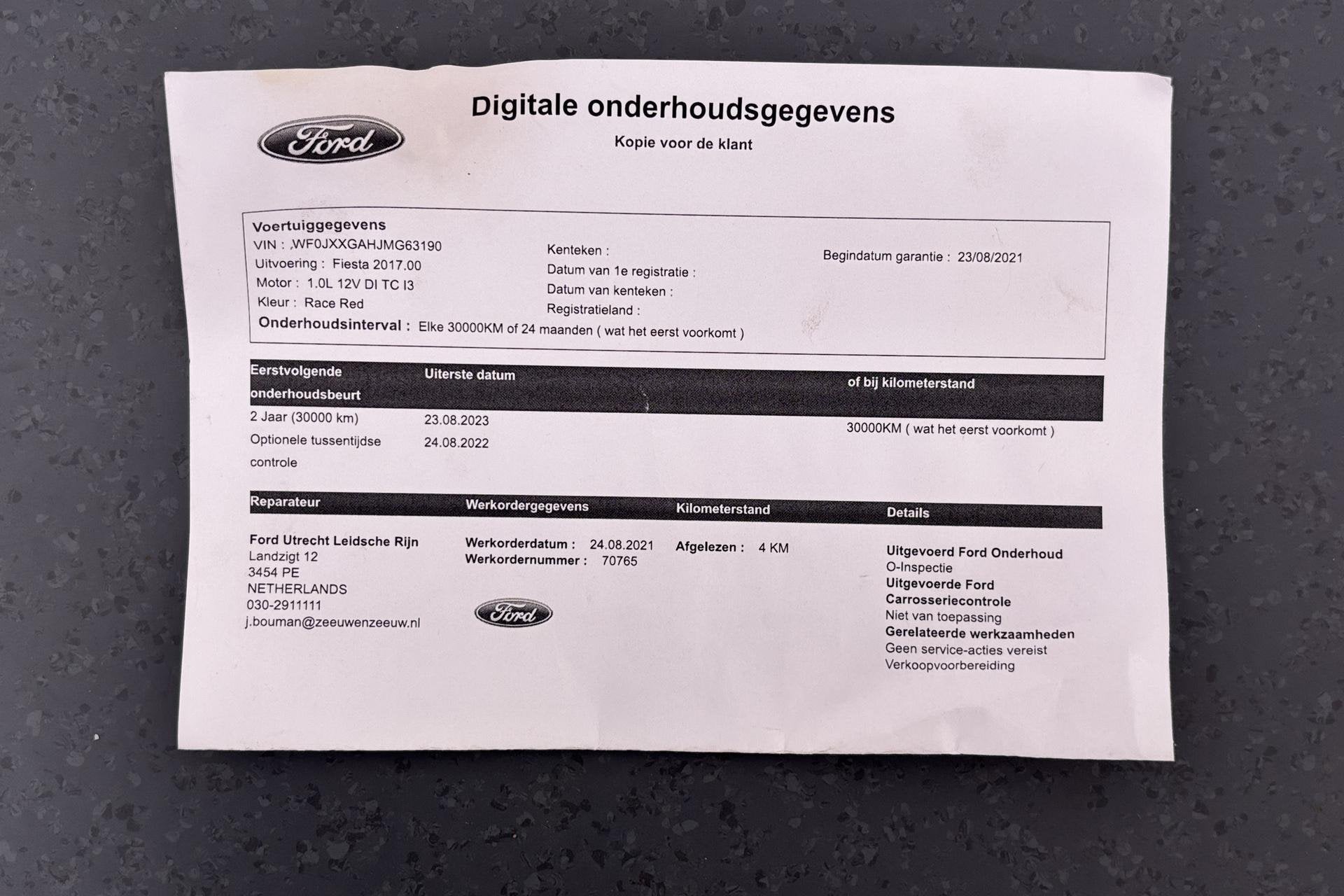 Foto 34 van Ford Fiesta 1.0 EcoBoost Connected Fris en wendbaar stadsfli