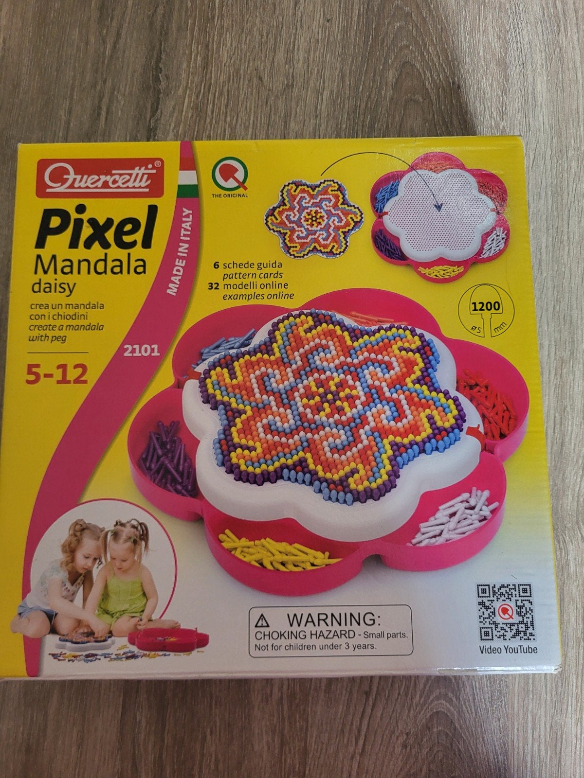 Quercetti Pixel Mandala Daisy - Creatief Speelgoed, Ophalen of Verzenden, Zo goed als nieuw, Knutselen