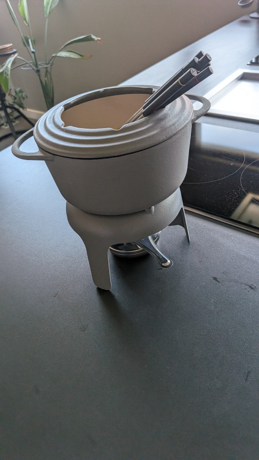 Vivo Villeroy & Boch Fondueset - Gietijzer - NIEUW, Ophalen, Zo goed als nieuw, Brander, Fondueset