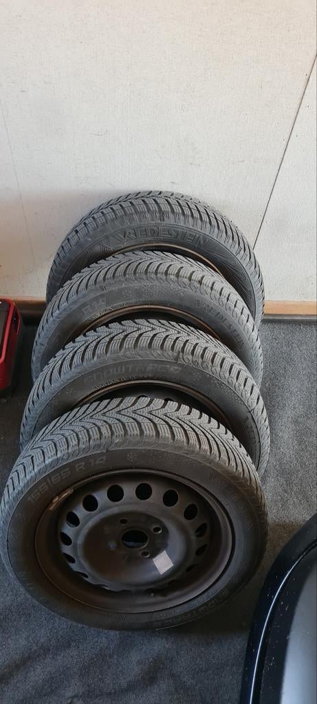 155 65 14 voor de citroen c1 toyota aygo of peugeot 107, Auto-onderdelen, Banden en Velgen, Ophalen, 14 inch, Gebruikt, 155 mm