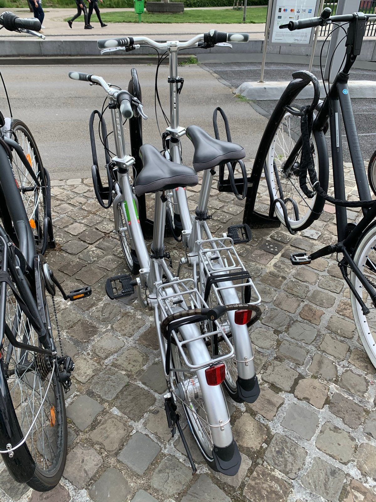 2x Beixo Compact vouwfietsen 2014 met cardan en 7 versn., 20 inch of meer, Versnellingen, Zo goed als nieuw, Totaal opvouwbaar
