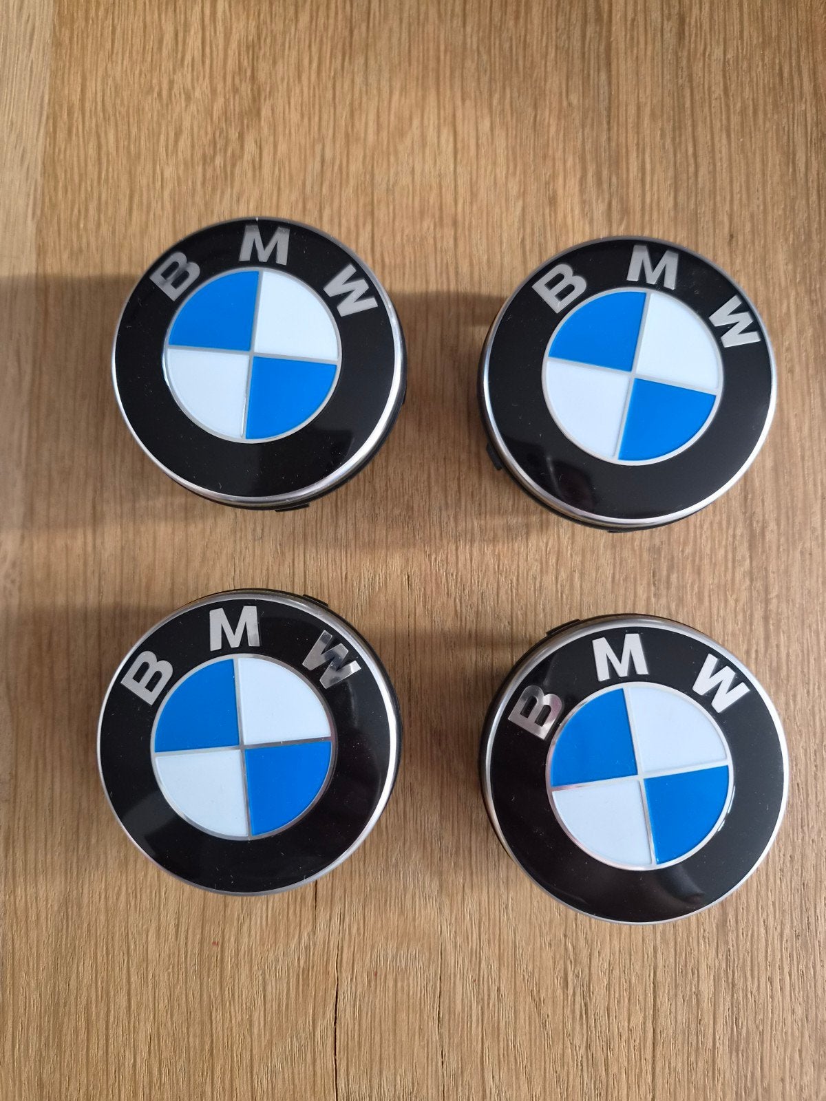 Set 4 stilstaande of zwevende naafdoppen BMW 55mm, Auto diversen, Ophalen of Verzenden, Nieuw