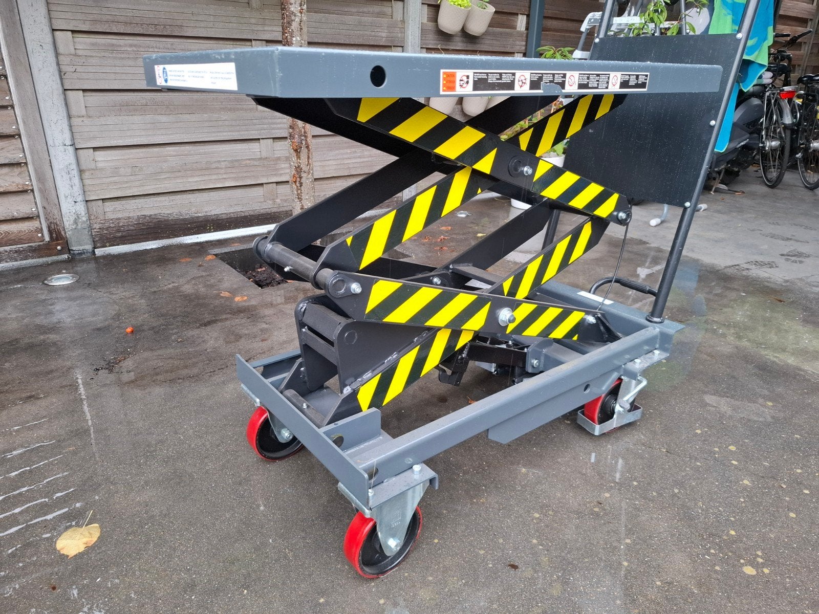 Fetras Heftafel 6837 - Hydraulisch, 500kg hefvermogen, Ophalen, Fetras, Overige typen, Tot 1000 kg