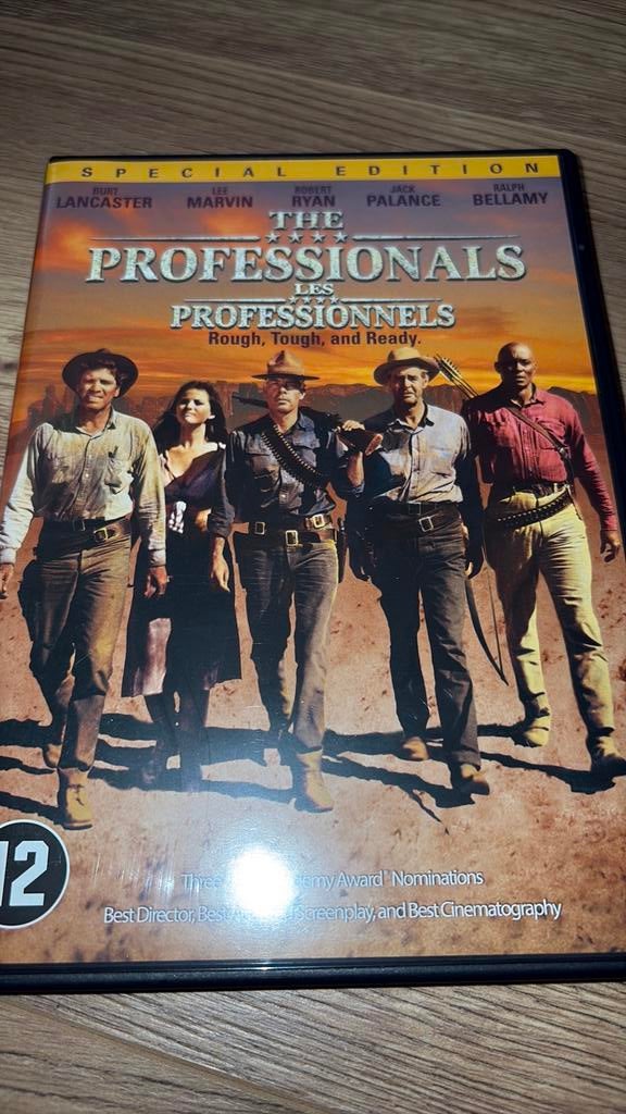 The Professionals. Burt Lancaster, Lee Marvin, Jack Palance., 1960 tot 1980, Vanaf 16 jaar, Ophalen of Verzenden, Zo goed als nieuw