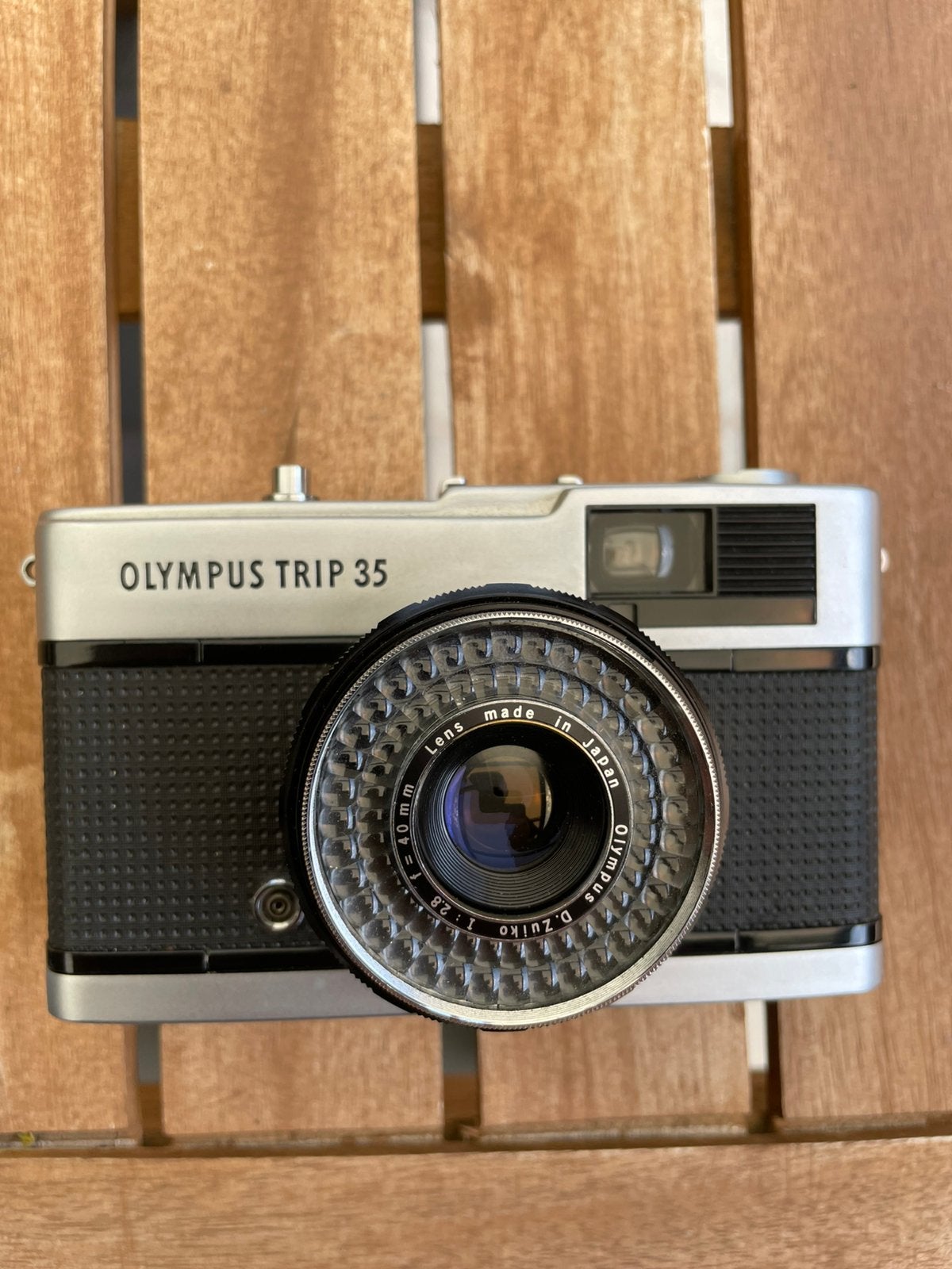 Fotocamera Olympus trip35, Audio, Tv en Foto, Fotocamera's Analoog, Ophalen, Gebruikt, Compact, Olympus