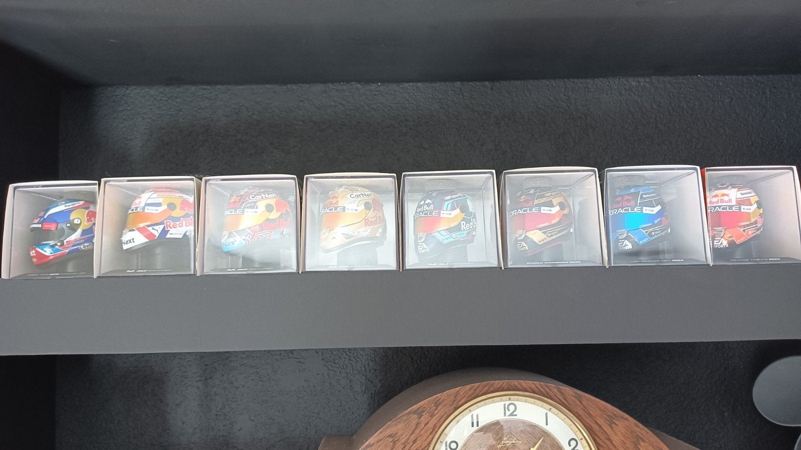 Max Verstappen Helm Collectie - Miniatuur Formule 1 Helmen, Ophalen of Verzenden, Zo goed als nieuw, Formule 1
