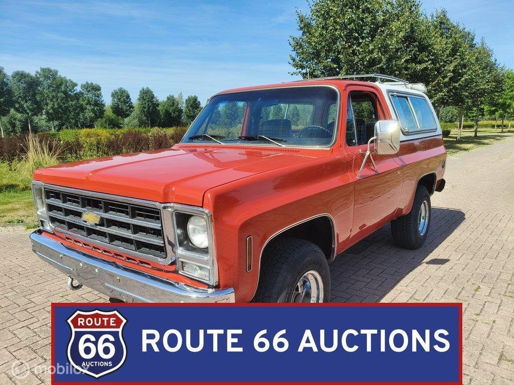 Chevrolet K5 Blazer | 1979 | Route 66 Auctions, Auto's, Overige carrosserieën, Chevrolet, Zwart, Bedrijf