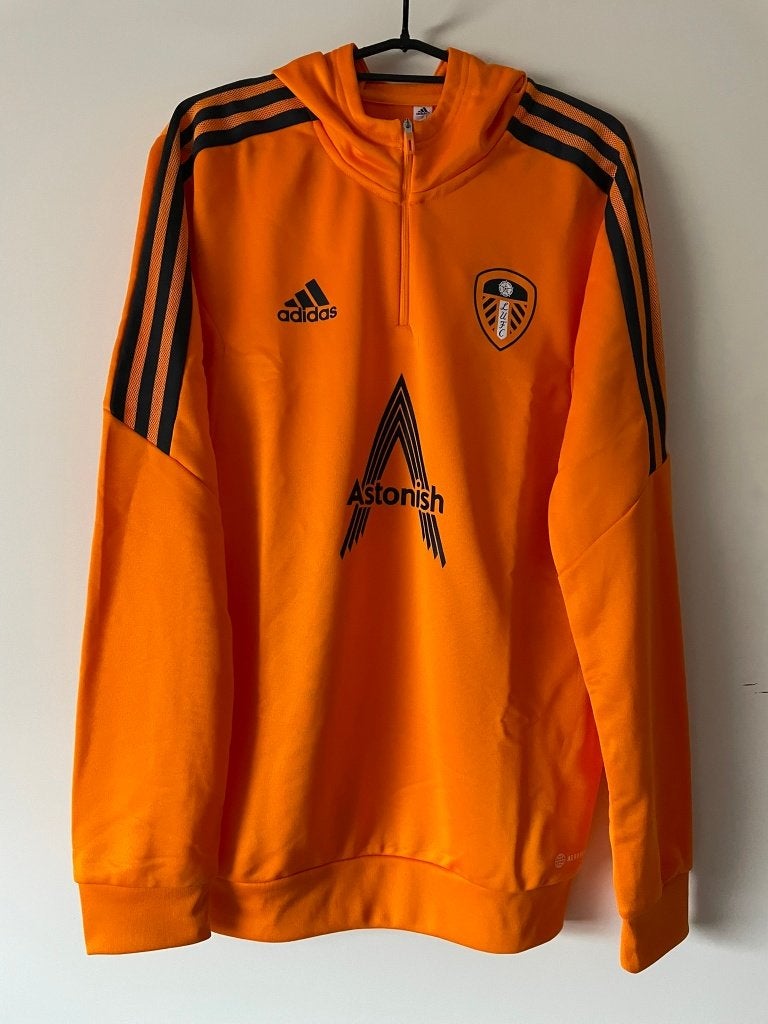 Leeds United Adidas Trainingstrui Oranje Maat S, Oranje, Ophalen of Verzenden, Zo goed als nieuw, Adidas