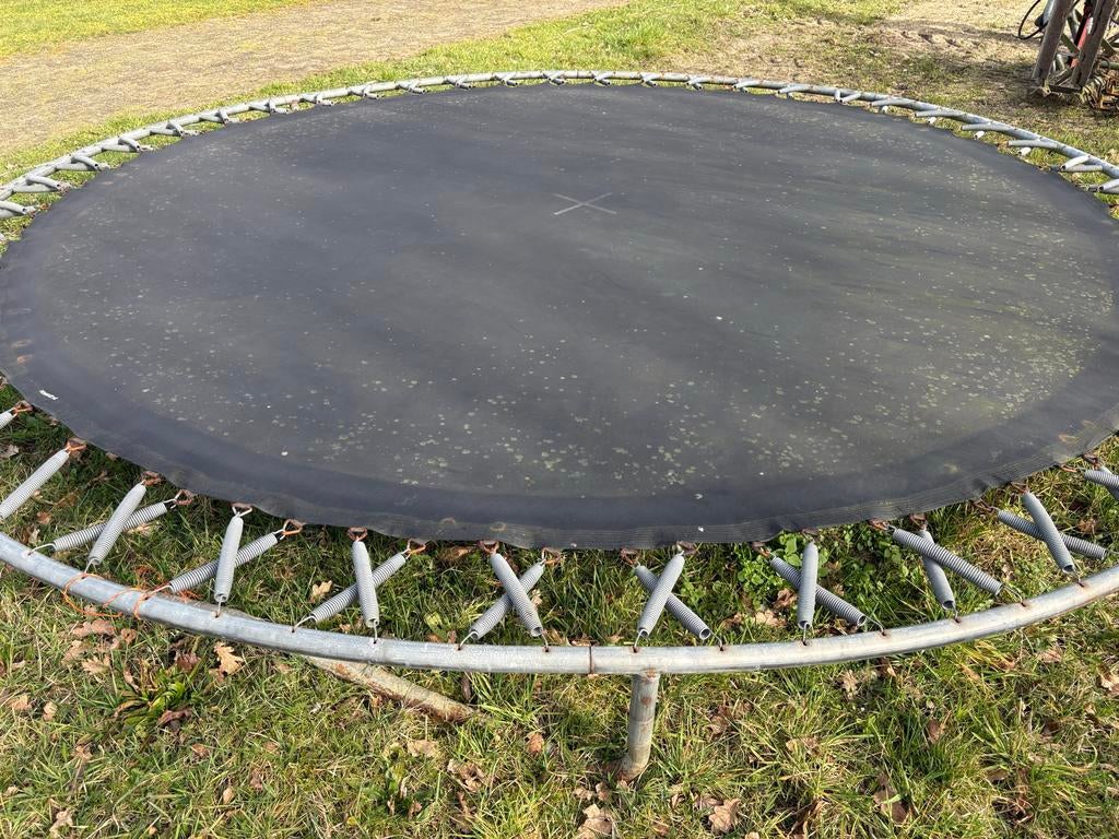 Trampoline zonder rand - Gebruikt, Kinderen en Baby's, Speelgoed | Buiten | Trampolines, Ophalen, Gebruikt