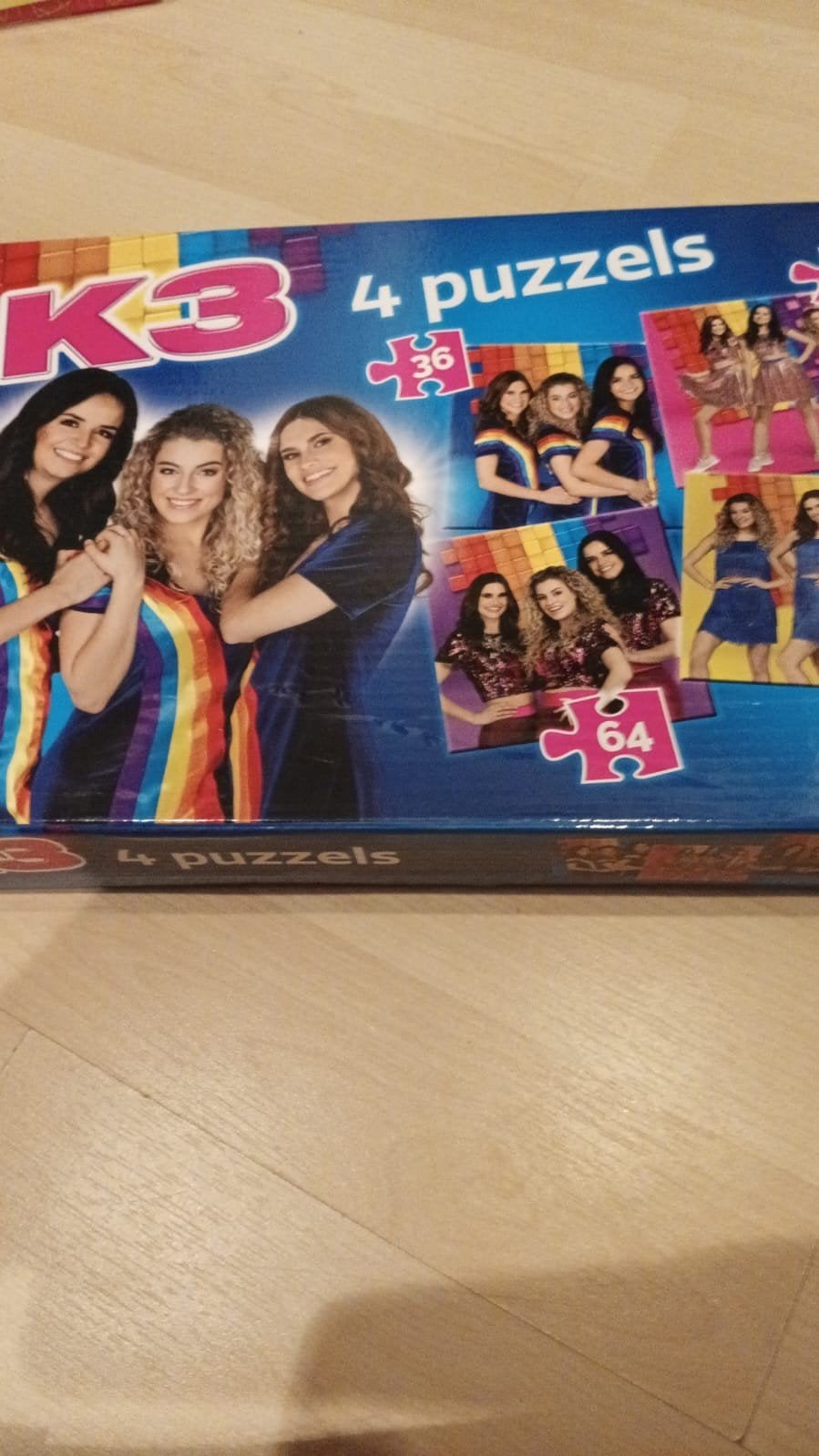K3 4 puzzels - Diverse aantallen stukjes, Ophalen, Minder dan 500 stukjes, Gebruikt, Legpuzzel