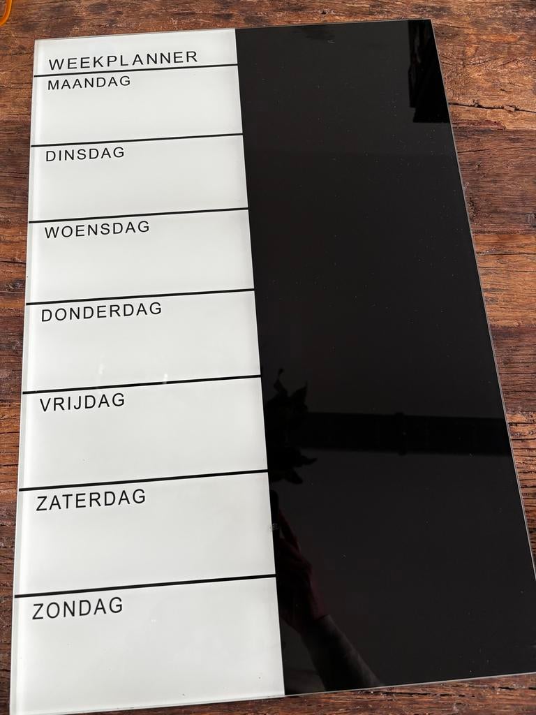 Week planbord, Ophalen, Zo goed als nieuw