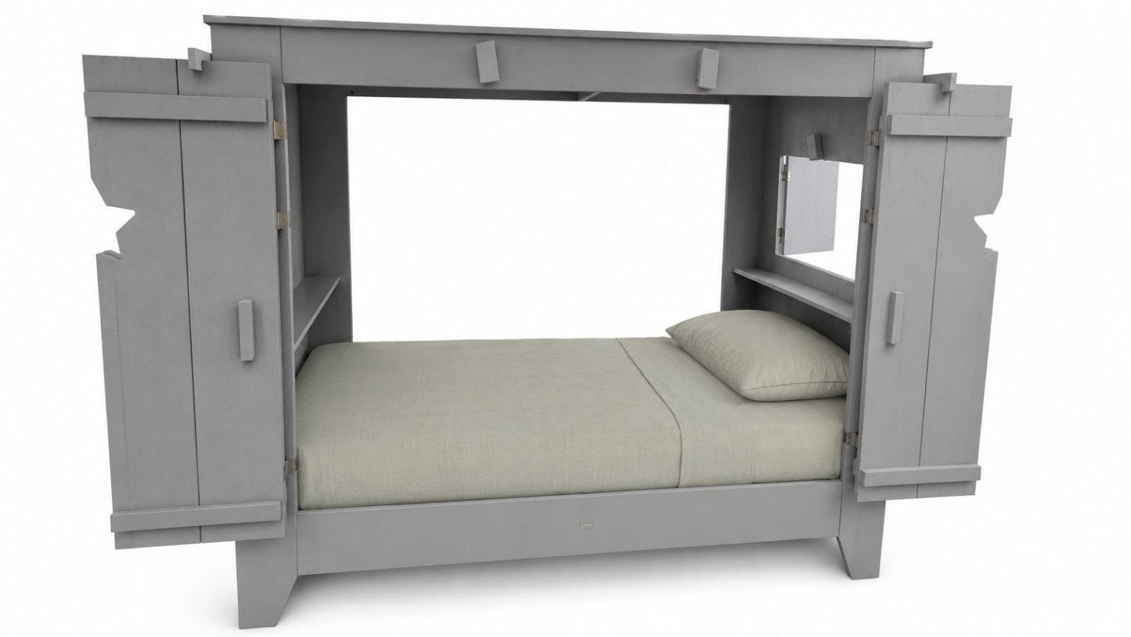 Kinder Bedstee bed merk STOER, Ophalen, 85 tot 100 cm, Zo goed als nieuw, Lattenbodem