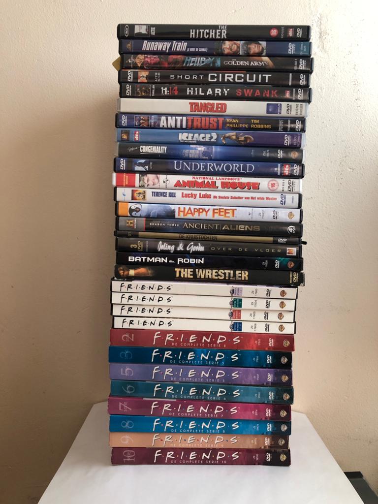 30 dvd’s incl. box sets, Cd's en Dvd's, Dvd's | Overige Dvd's, Zo goed als nieuw, Alle leeftijden, Ophalen of Verzenden