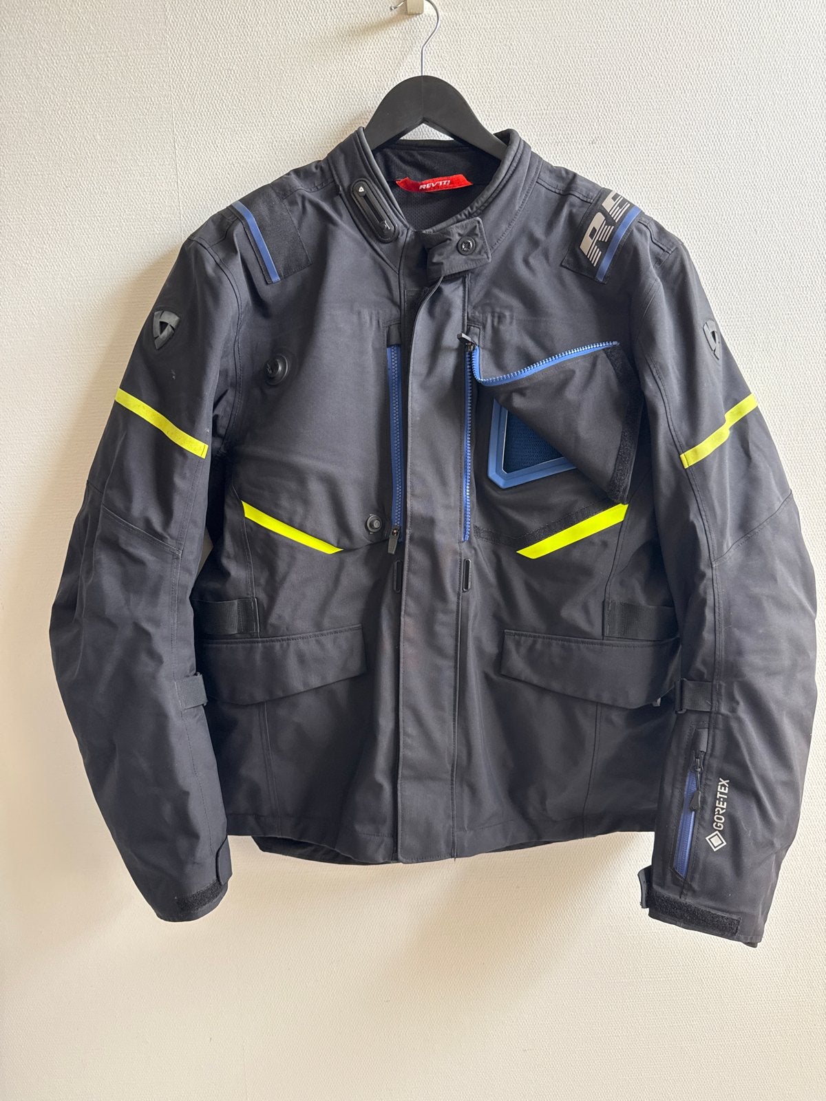 REV'IT! Gore-Tex Motorjas - Maat 05, Gedragen, Goede Staat, Motoren, Kleding | Motorkleding, Ophalen of Verzenden, Tweedehands