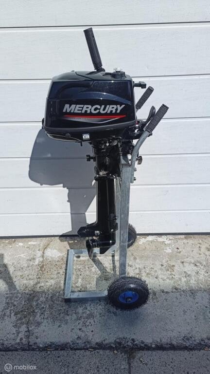 Mercury 5 PK 4-Takt Sailpower Langstaart met Laadspoel, Gebruikt, 5 tot 10 pk, Viertaktmotor, Ophalen of Verzenden