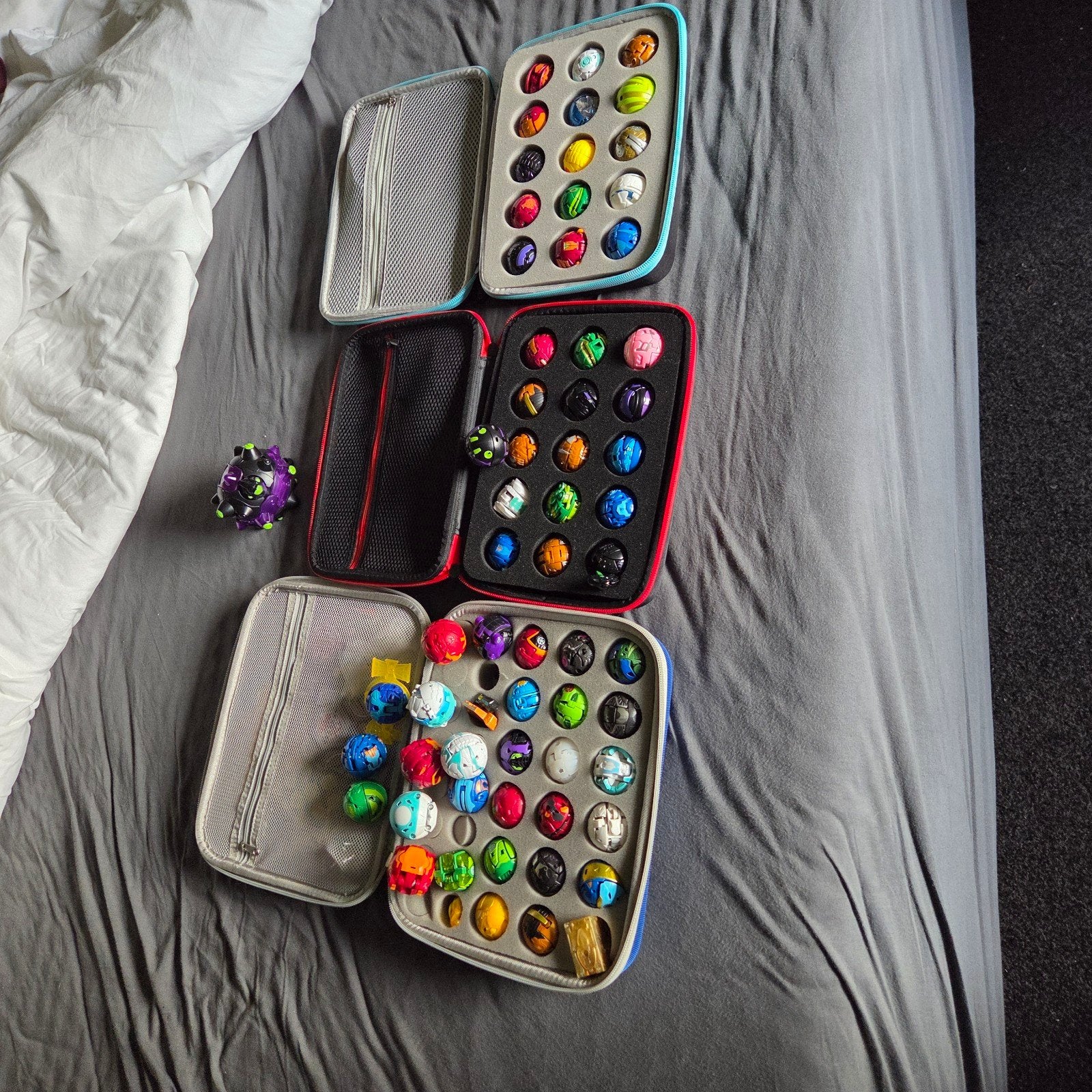 bakugan met opbergtas, arena en kaarten, Verzamelen, Ophalen, Gebruikt
