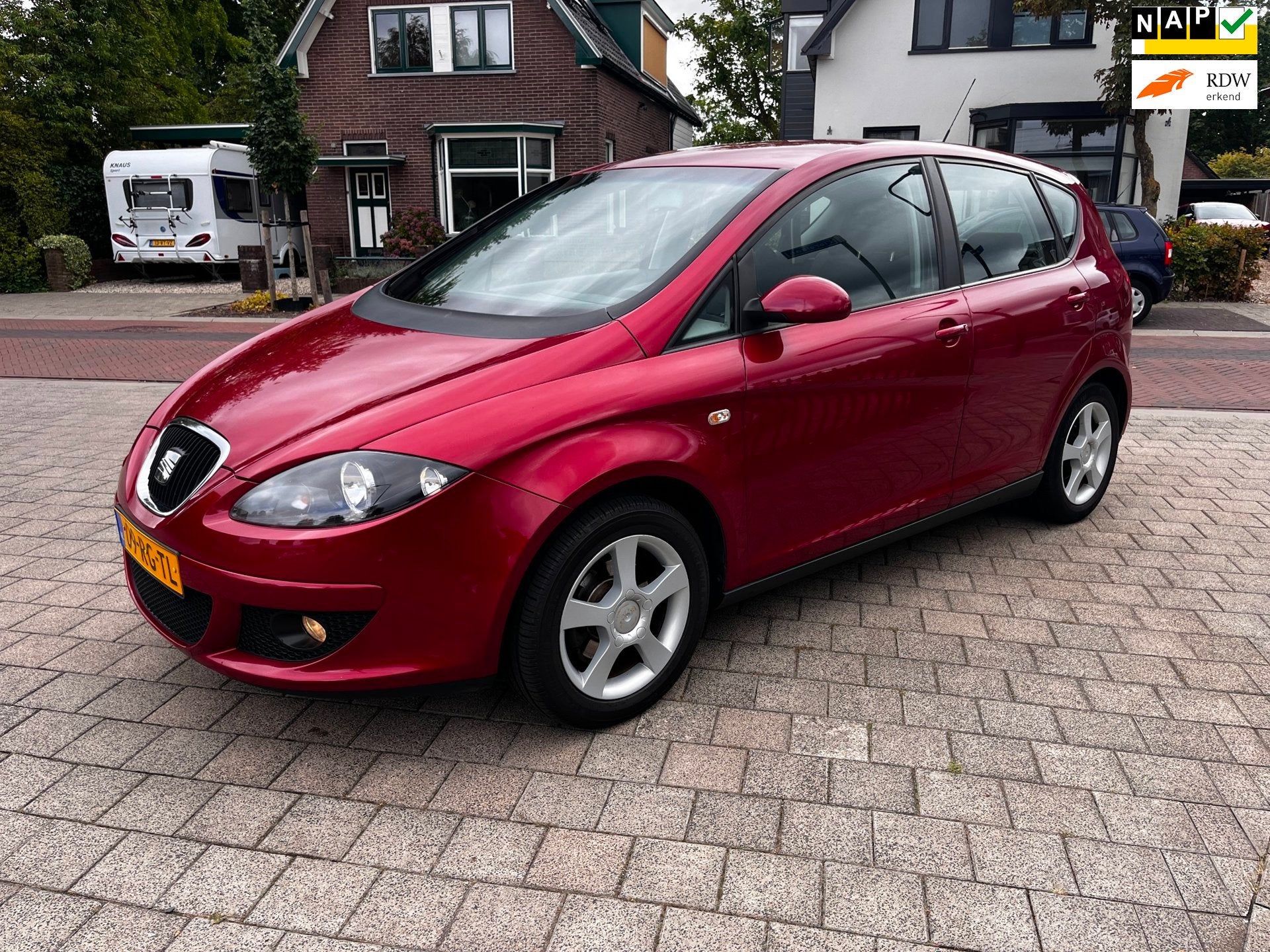 Seat Altea 1.6 Stylance1Eig Isofix Ecc Trekh cruis NW APK De, Auto's, Dealer onderhouden, Gebruikt, 1295 kg, 4 cilinders