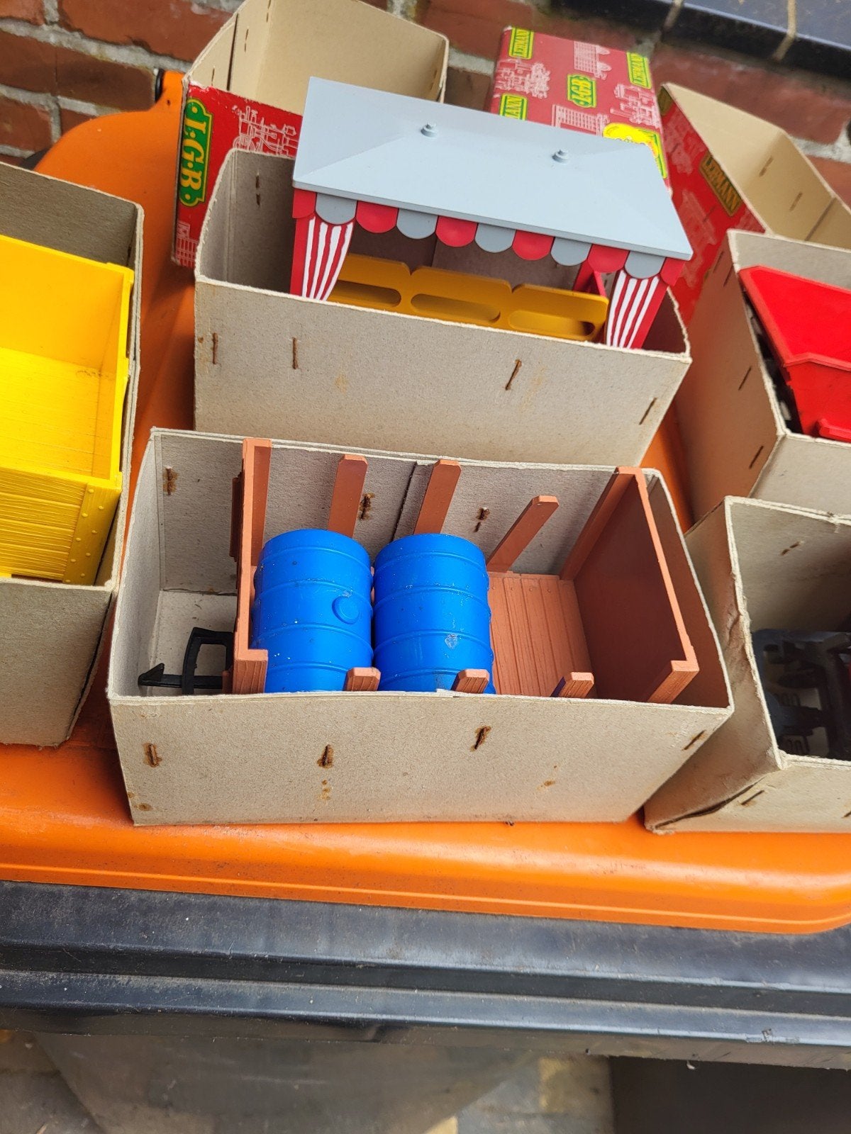 5 LGB wagons in goede staat, Hobby en Vrije tijd, Modeltreinen | Overige schalen, Ophalen of Verzenden, Gebruikt, Wagon, LGB