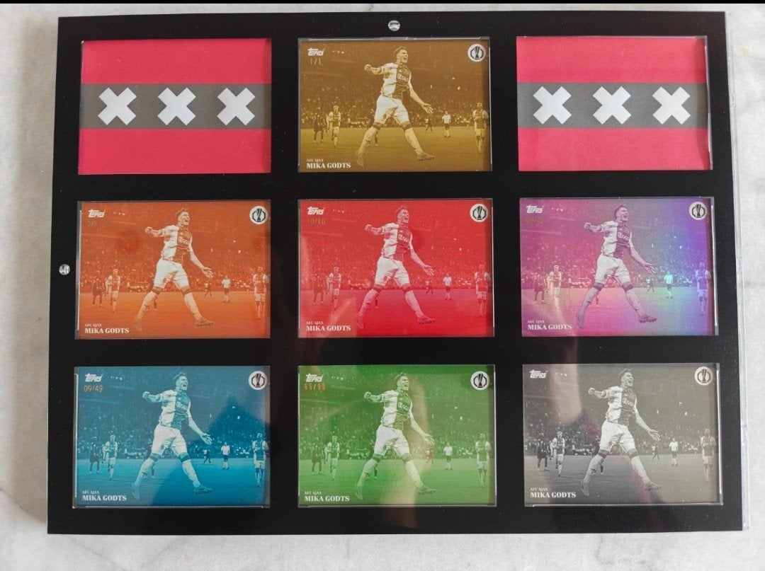 Mika Godts Topps Simplicidad Volledige Rainbow 1/1 met lijst, Verzamelen, Sportartikelen en Voetbal, Ophalen of Verzenden, Nieuw