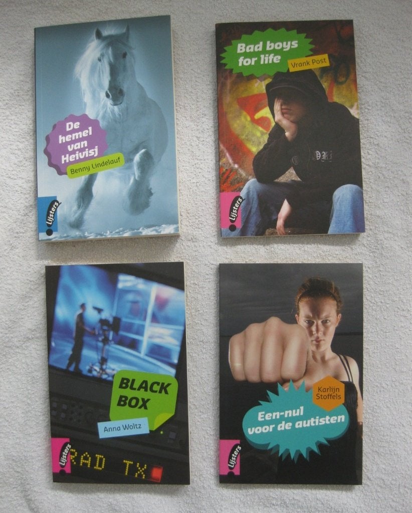 Black Box, Bad Boys for life, e.a., 4 X Jonge Lijsters, Ophalen of Verzenden, Zo goed als nieuw, Diverse auteurs, Nederland