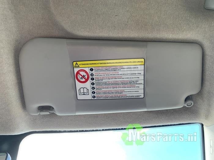 Zonneklep van een Fiat Punto Grande, Auto-onderdelen, Interieur en Bekleding, Gebruikt, -, -, Ophalen of Verzenden