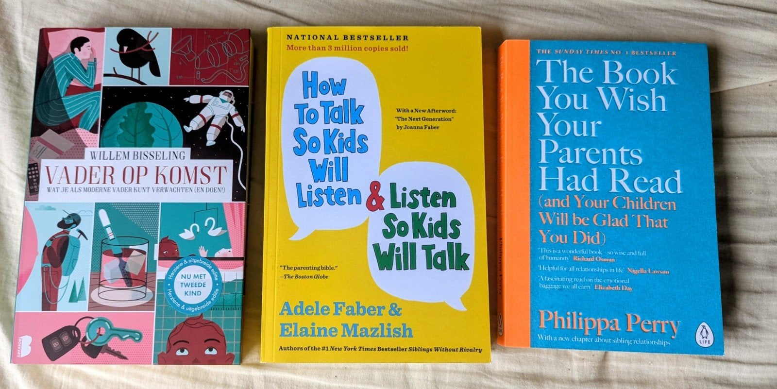 Boeken over ouderschap en opvoeding (3 stuks / 7.50 euro p.s, Ophalen, Nieuw