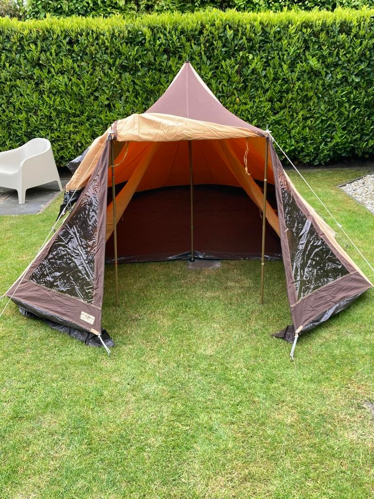 ESVO Kentucky katoenen tent, Caravans en Kamperen, Tenten, Ophalen of Verzenden, Gebruikt, Tot en met 3