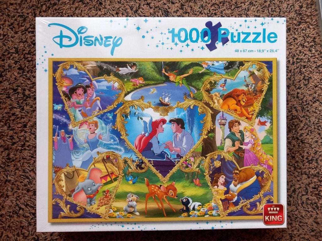 Puzzel Walt Disney 1000 stukjes Disney Movie Magic NIEUW, Ophalen of Verzenden, 500 t/m 1500 stukjes, Nieuw, Legpuzzel