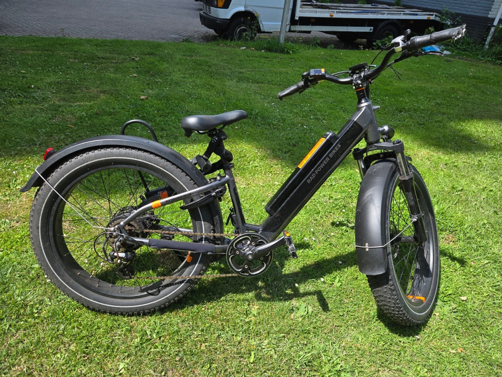 Rad Power Bikes RadRhino 6 Plus Step-Through, Fietsen en Brommers, Gebruikt, Minder dan 47 cm, 50 km per accu of meer, Ophalen
