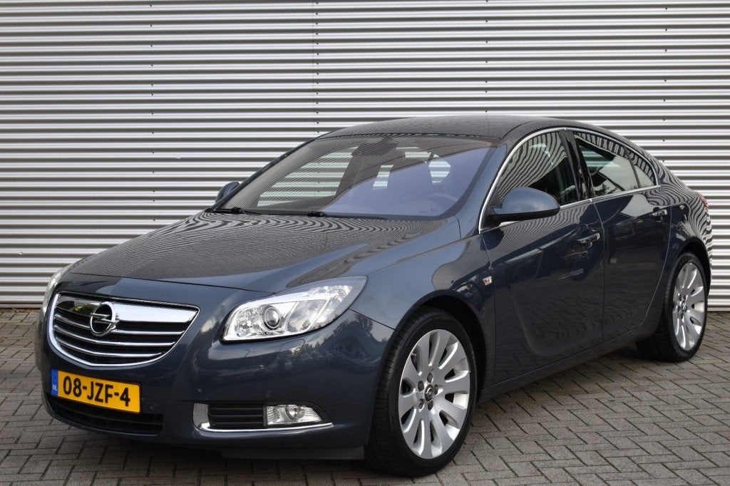 Opel INSIGNIA 1.6 TURBO EXECUTIVE / 19 LMV / TREKHAAK / XENO, Euro 5, Gebruikt, 4 cilinders, Blauw