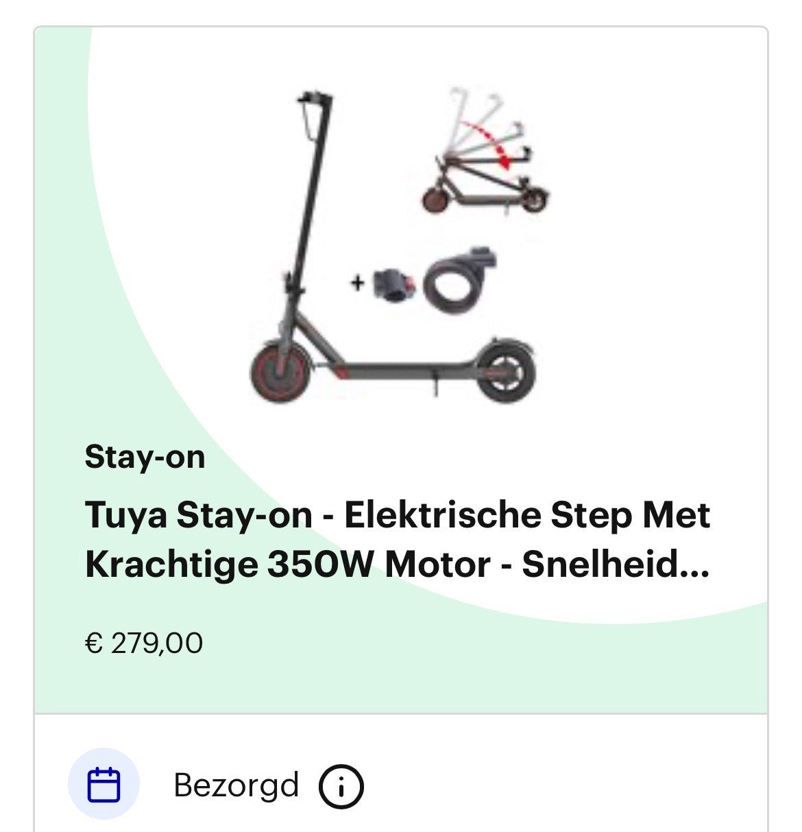 Elektronische step., Ophalen, Gebruikt, Elektrische step (E-scooter)