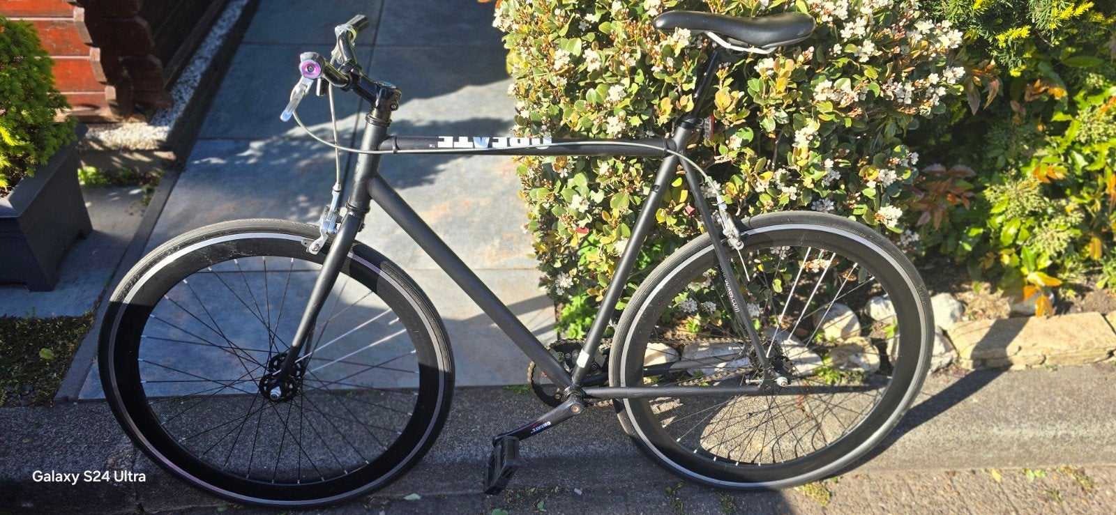 Zwarte Fixie Fiets - Create, Ophalen of Verzenden, Gebruikt, Velgrem, Overige merken
