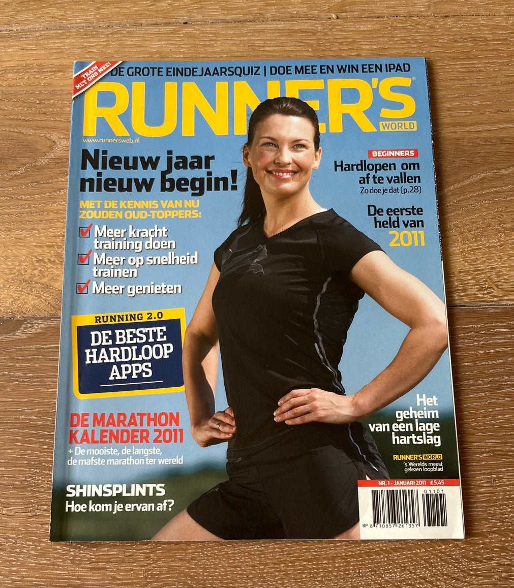 Runner's World Magazine - Nieuwjaar, Nieuw Begin!, Ophalen of Verzenden, Zo goed als nieuw, Sport en Vrije tijd