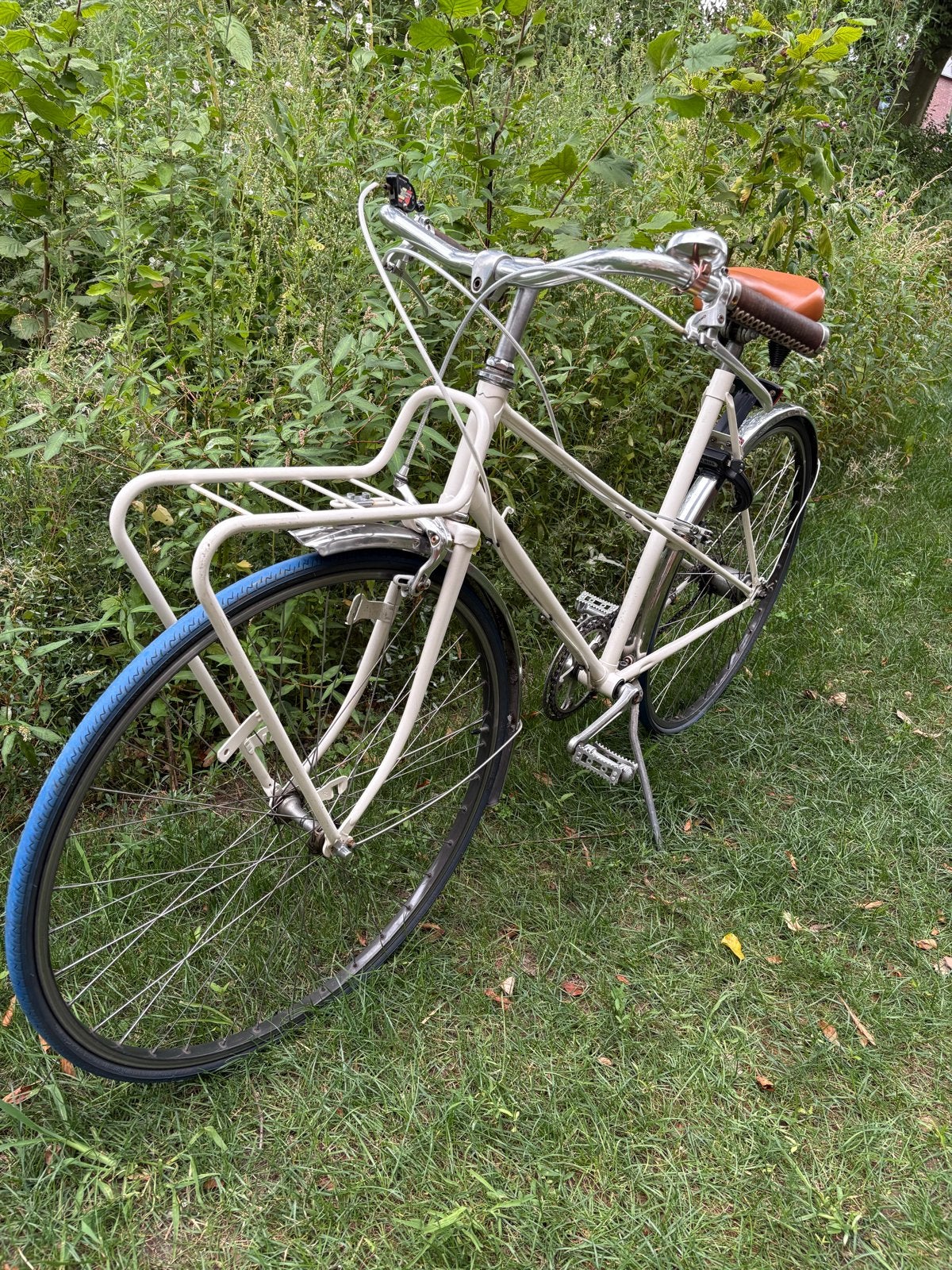 Vintage Stadsfiets met Voordrager en 3 Versnellingen, Velgrem, Versnellingen, Ophalen, Overige merken