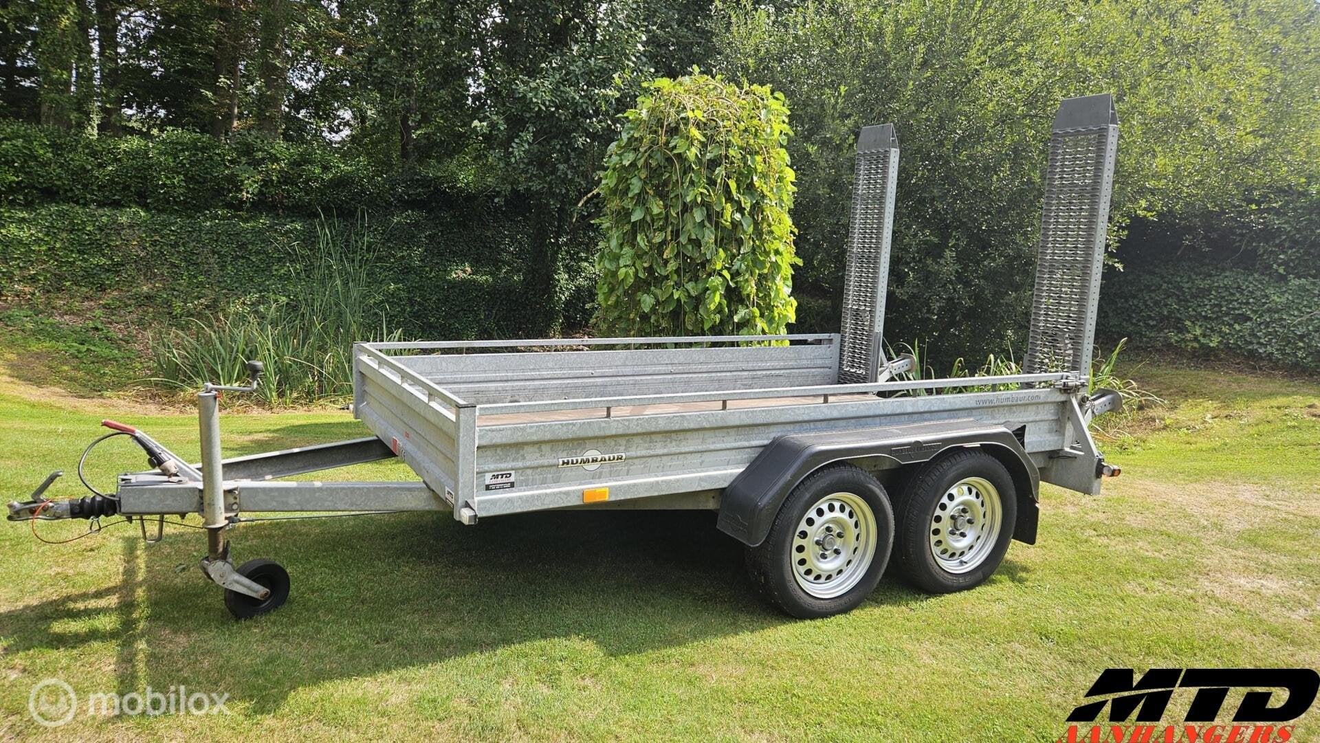 Nette Humbaur machinetransporter 2500kg + led verlichting, Gebruikt