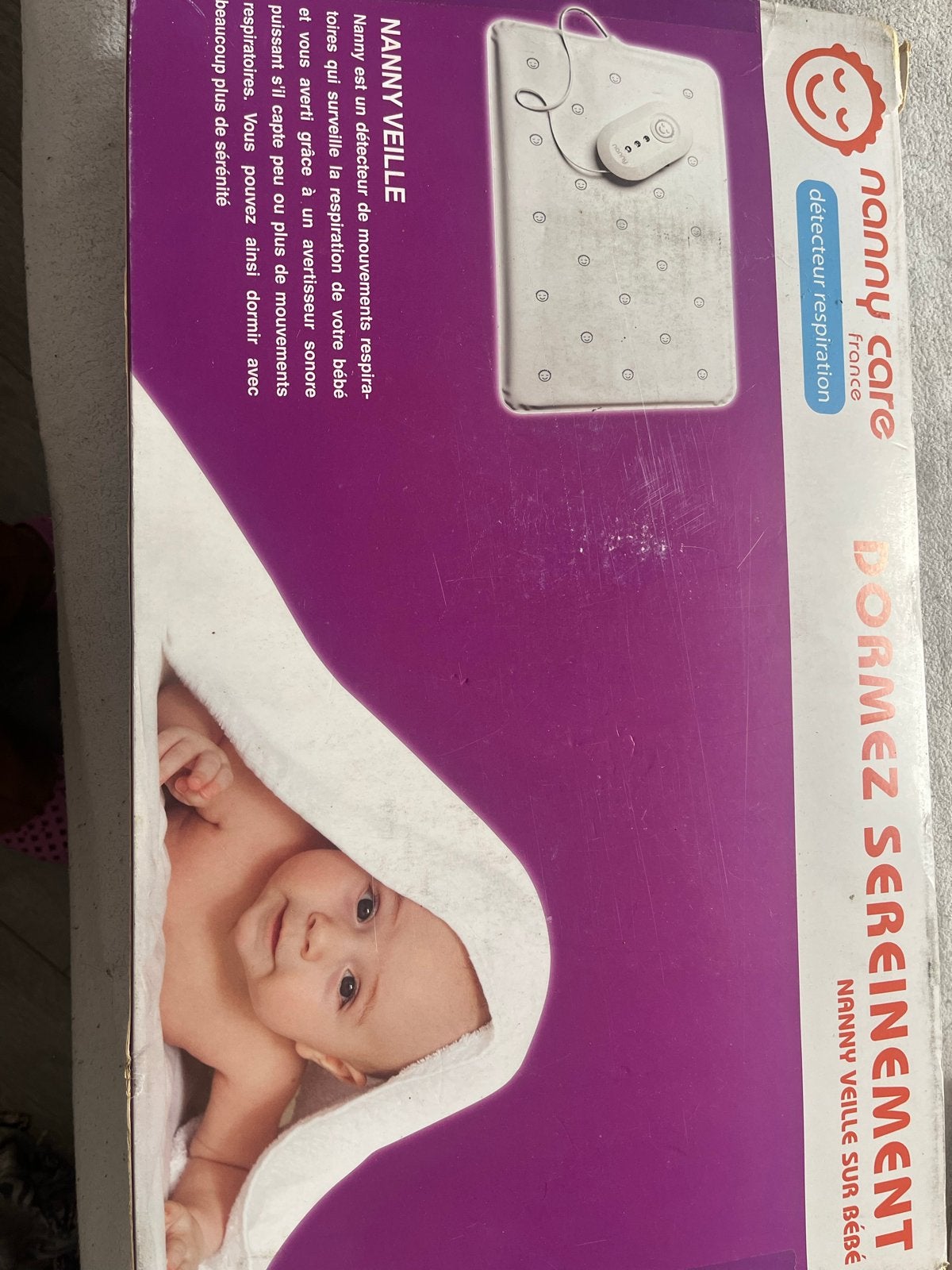 Nanny Care Ademhalingsmonitor voor baby's, Kinderen en Baby's, Ophalen of Verzenden, Gebruikt, Minder dan 100 meter